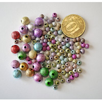 Бусины сахарные под металл Микс