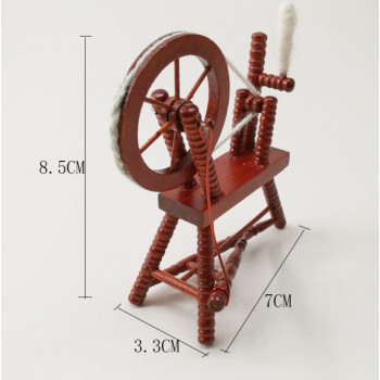 Прялка для кукол Миниатюра 1:12