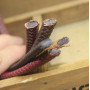 Шнур кожаный плоский плетеный 10х5 мм 20 см